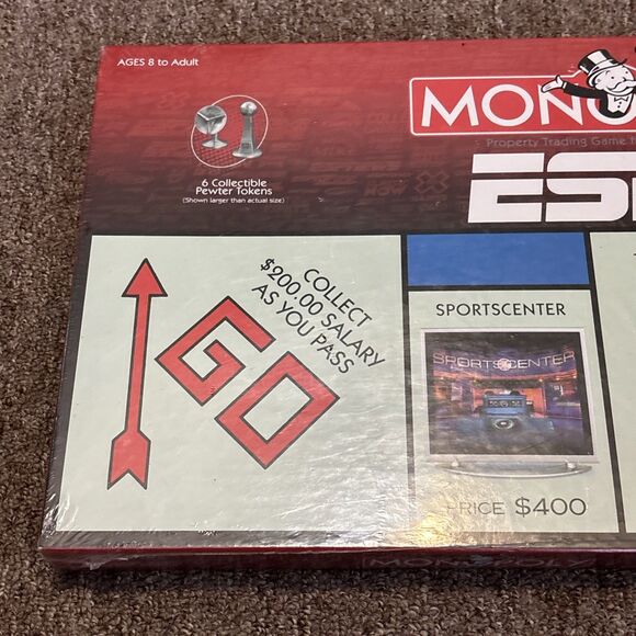 Monopoly ESPN Ultimate Sports Fan Edition Board Game New Factory Sealed - Picture 2 of 10